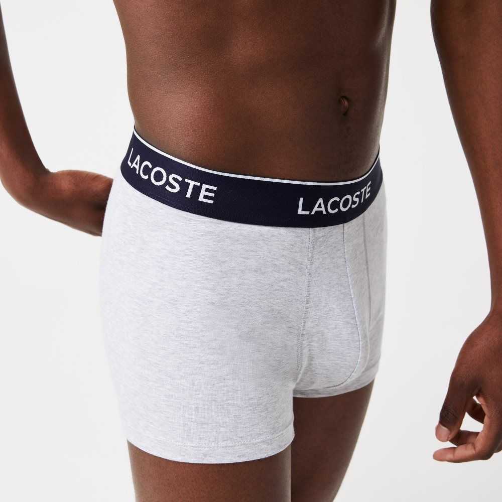 Lacoste Gündelik Boksör Brief 3-Pack Gri | KV8509417