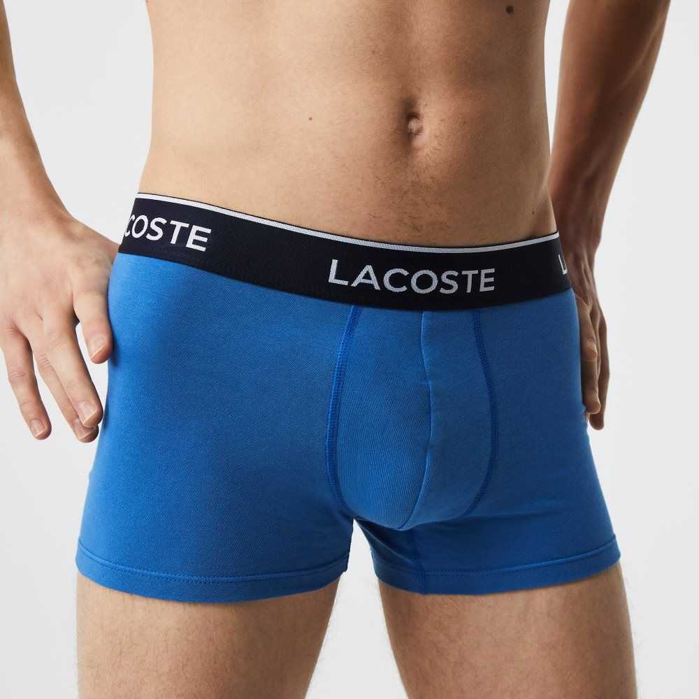 Lacoste Gündelik Boksör Brief 3-Pack Mavi Gri | HQ9250378