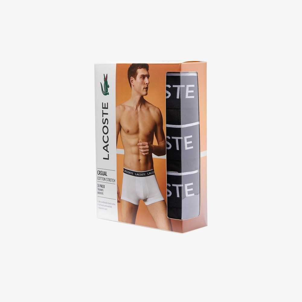 Lacoste Gündelik Boksör Brief 3-Pack Siyah | SC0178563