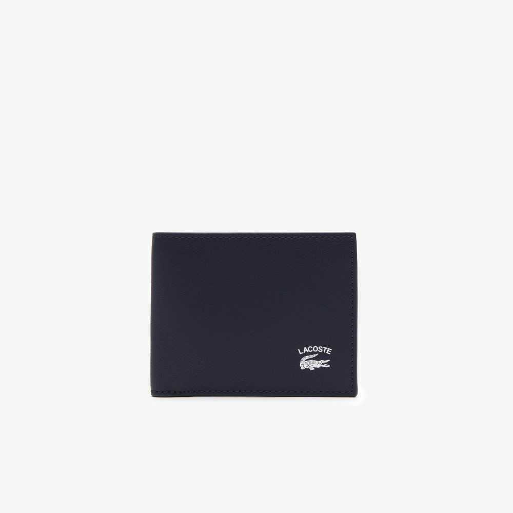 Lacoste Interior Card Slot Foldable Wallet Lacivert | QT7258049