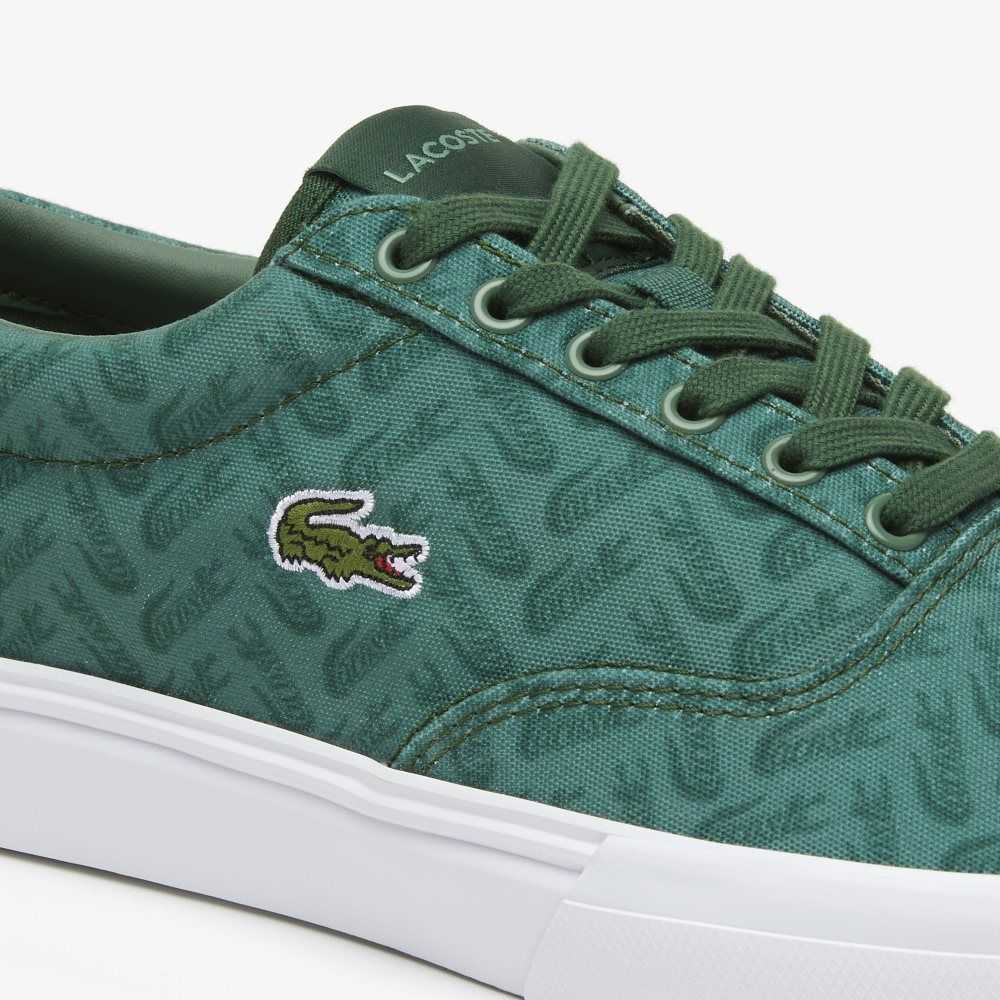 Lacoste Jump Serve Dantel Tonal Yeşil Yeşil | PZ5731894