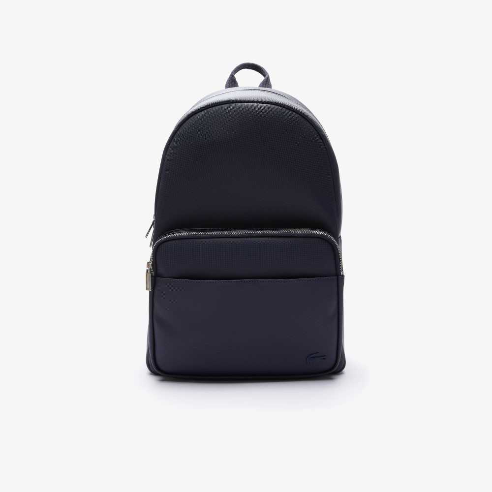 Lacoste Klasik Petit Pique Backpack Lacivert | KX9457820