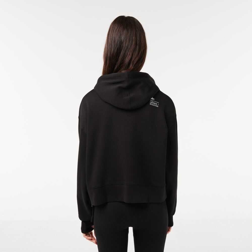 Lacoste Kukuletalı Sweatshirt Siyah | YT5067492