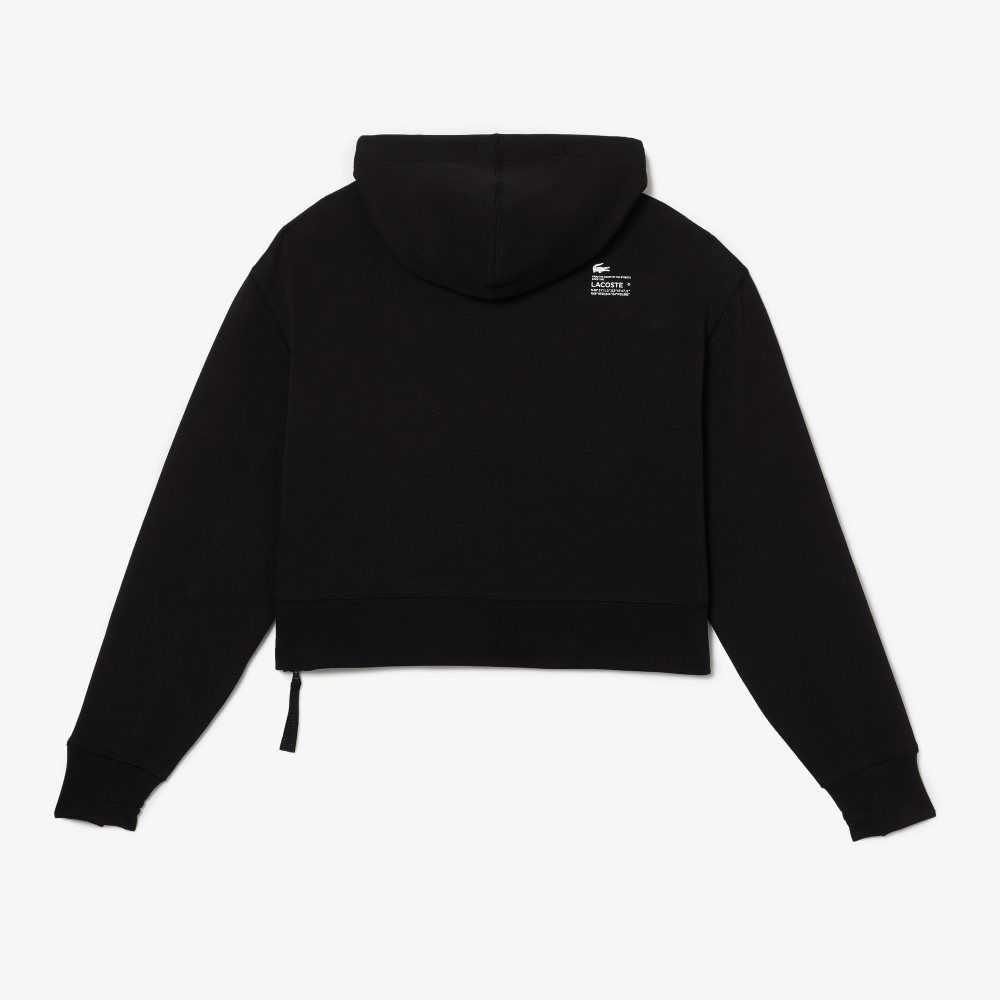 Lacoste Kukuletalı Sweatshirt Siyah | YT5067492