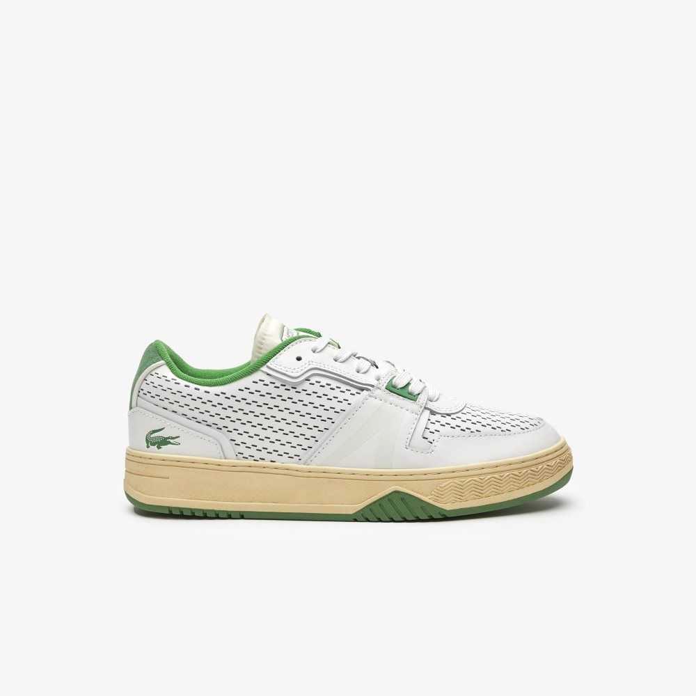 Lacoste L001 Deri Heel Pop Beyaz Yeşil | MH7892516