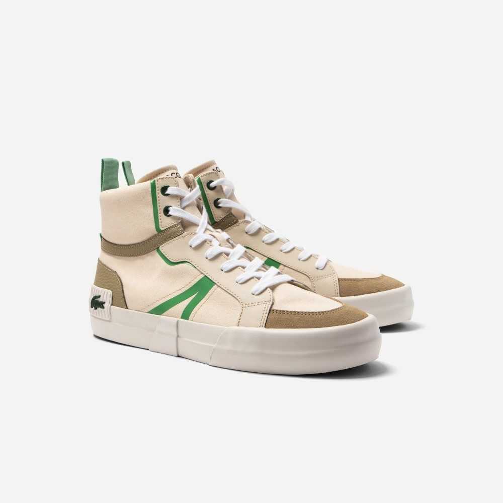 Lacoste L004 Mid Cut Kahverengi Yeşil | GR4520637