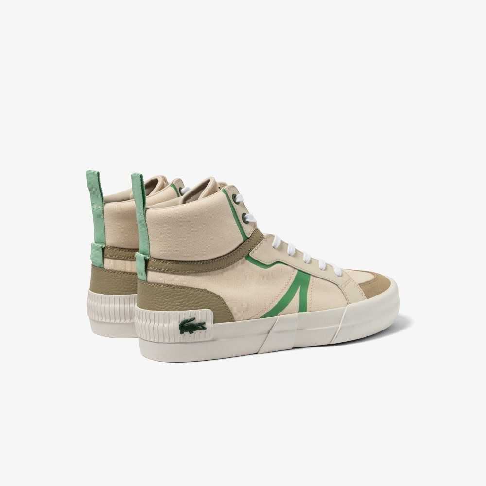 Lacoste L004 Mid Cut Kahverengi Yeşil | GR4520637