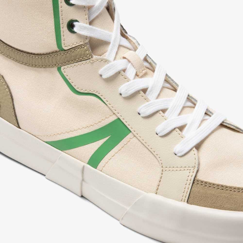 Lacoste L004 Mid Cut Kahverengi Yeşil | GR4520637