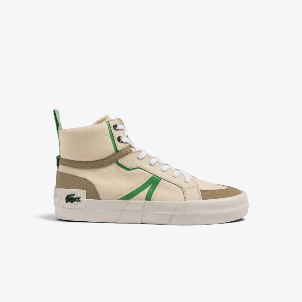 Lacoste L004 Mid Cut Kahverengi Yeşil | GR4520637