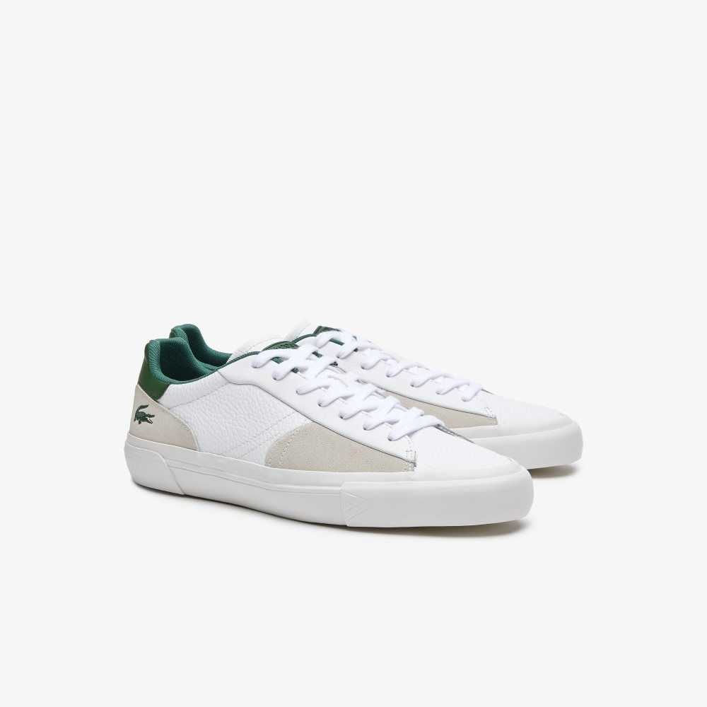 Lacoste L006 Deri Beyaz Koyu Yeşil | JH0287915