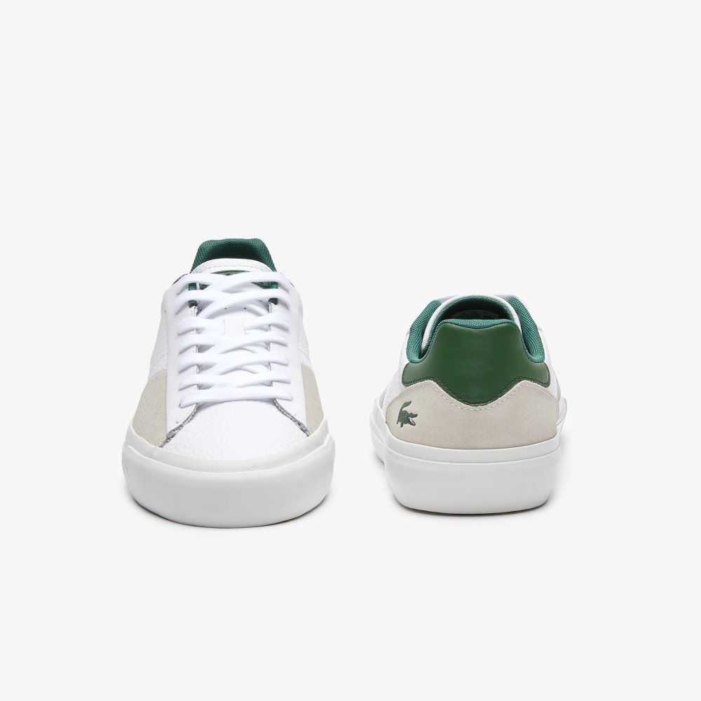 Lacoste L006 Deri Beyaz Koyu Yeşil | JH0287915