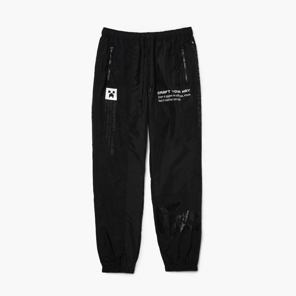 Lacoste LIVE x Minecraft Naylon Trackpants Siyah | VD3102986