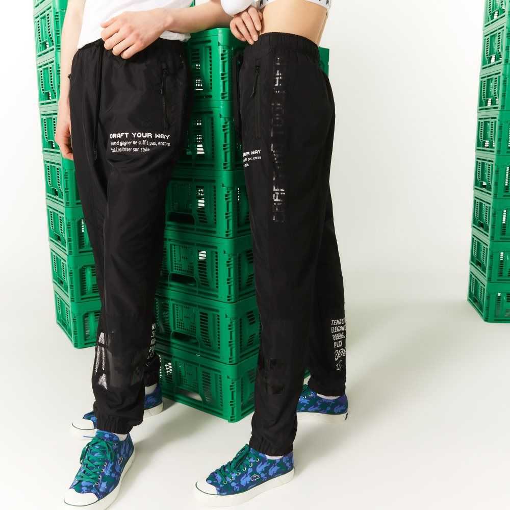 Lacoste LIVE x Minecraft Naylon Trackpants Siyah | VD3102986