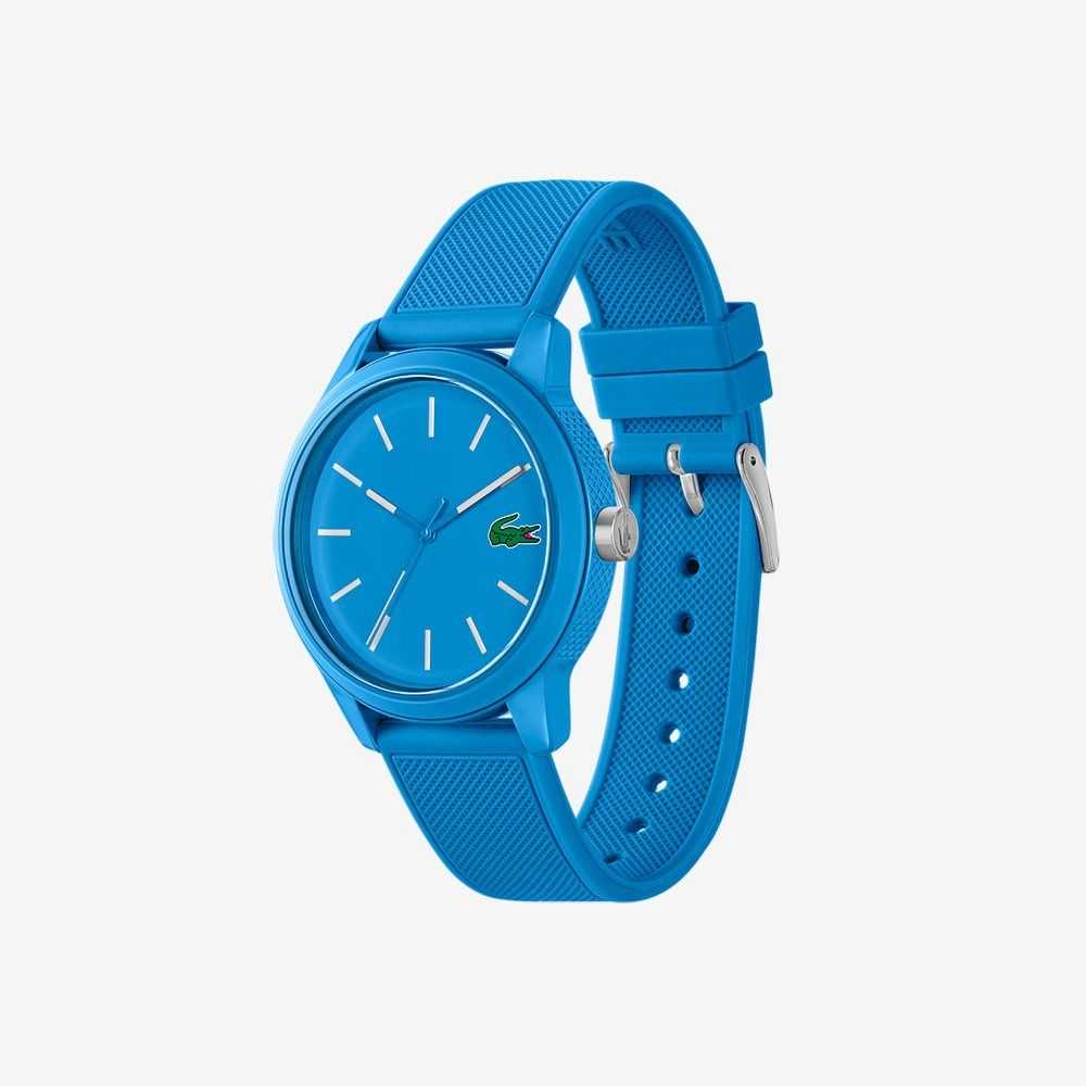 Lacoste L.12.12 3 Hands Blue Silikon Siyah | XW8359427