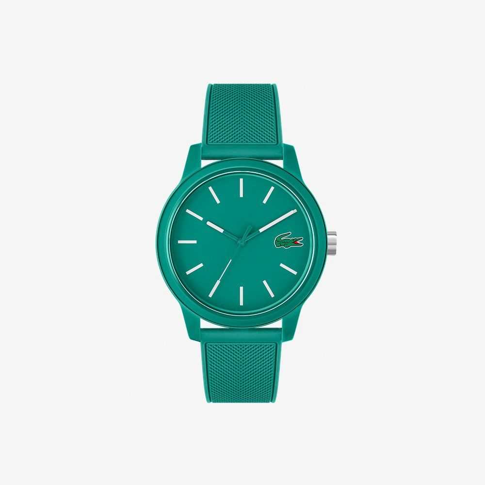 Lacoste L.12.12 3 Hands Green Silikon Siyah | EI4835269