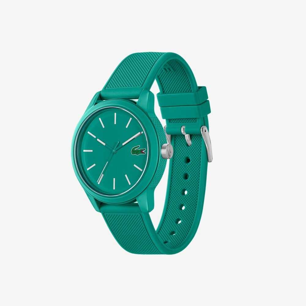 Lacoste L.12.12 3 Hands Green Silikon Siyah | EI4835269