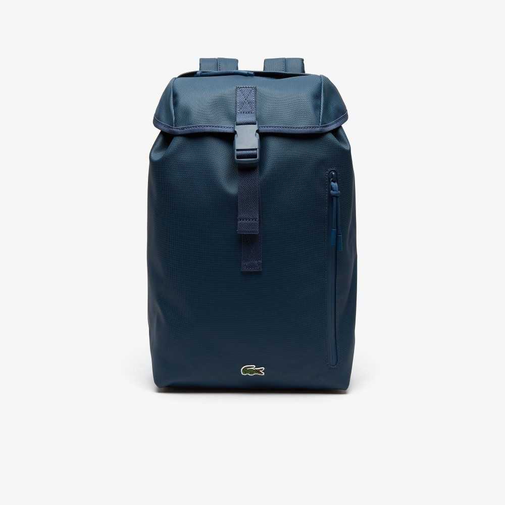 Lacoste L.12.12 Concept Flap Coated Kanvas Backpack Renkli | BY4213068