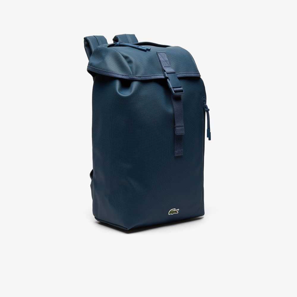 Lacoste L.12.12 Concept Flap Coated Kanvas Backpack Renkli | BY4213068