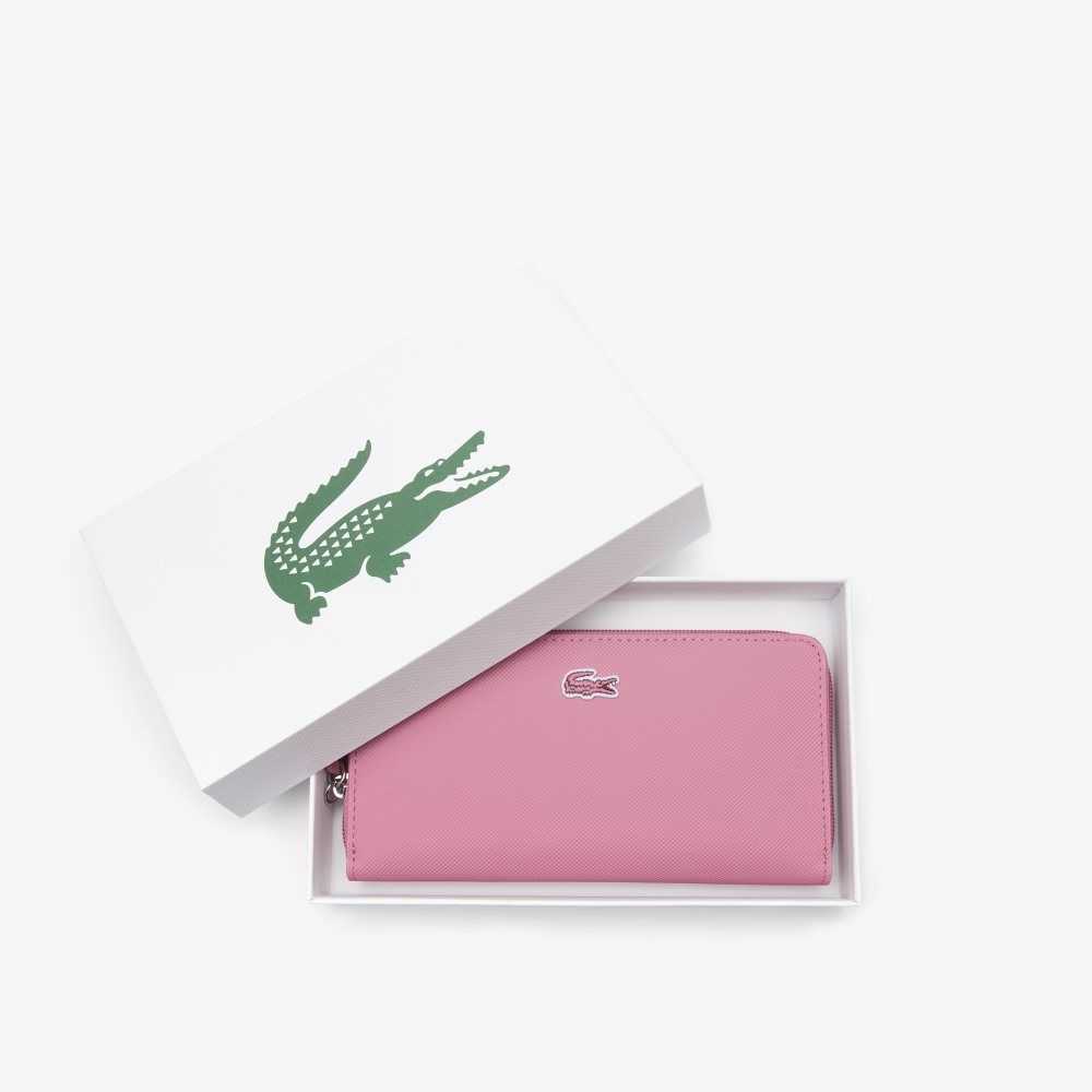 Lacoste L.12.12 Concept Petit Pique 12 Card Zip Wallet Renkli | RH6217845