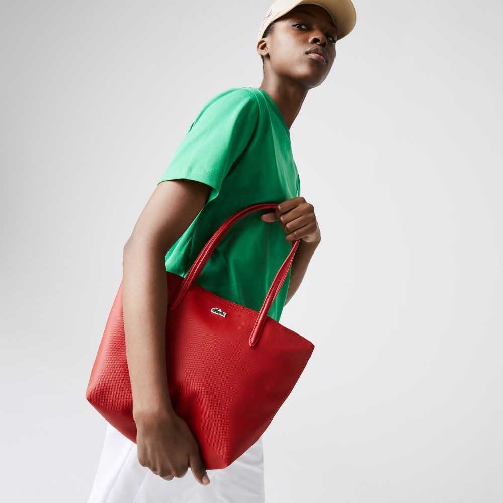 Lacoste L.12.12 Concept Small Zip Tote Kırmızı | HZ1302895