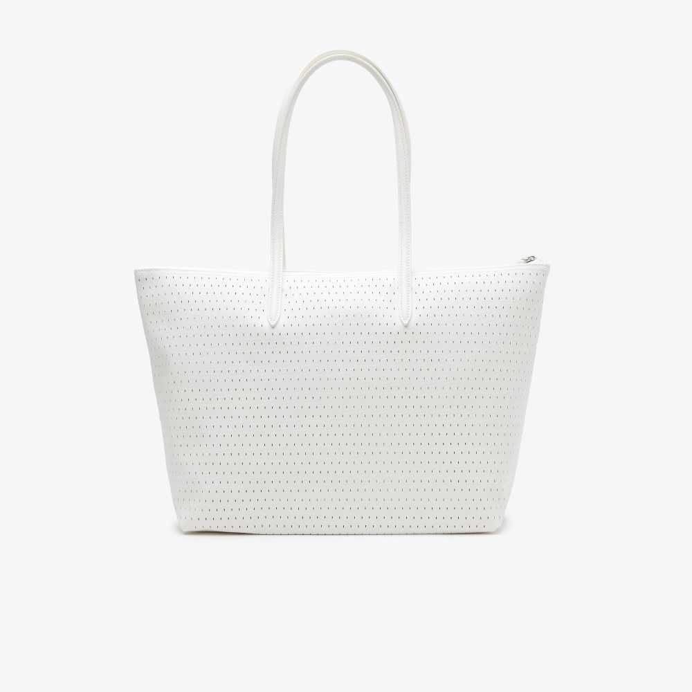 Lacoste L.12.12 Large Perforated Tote Renkli | TP6348591