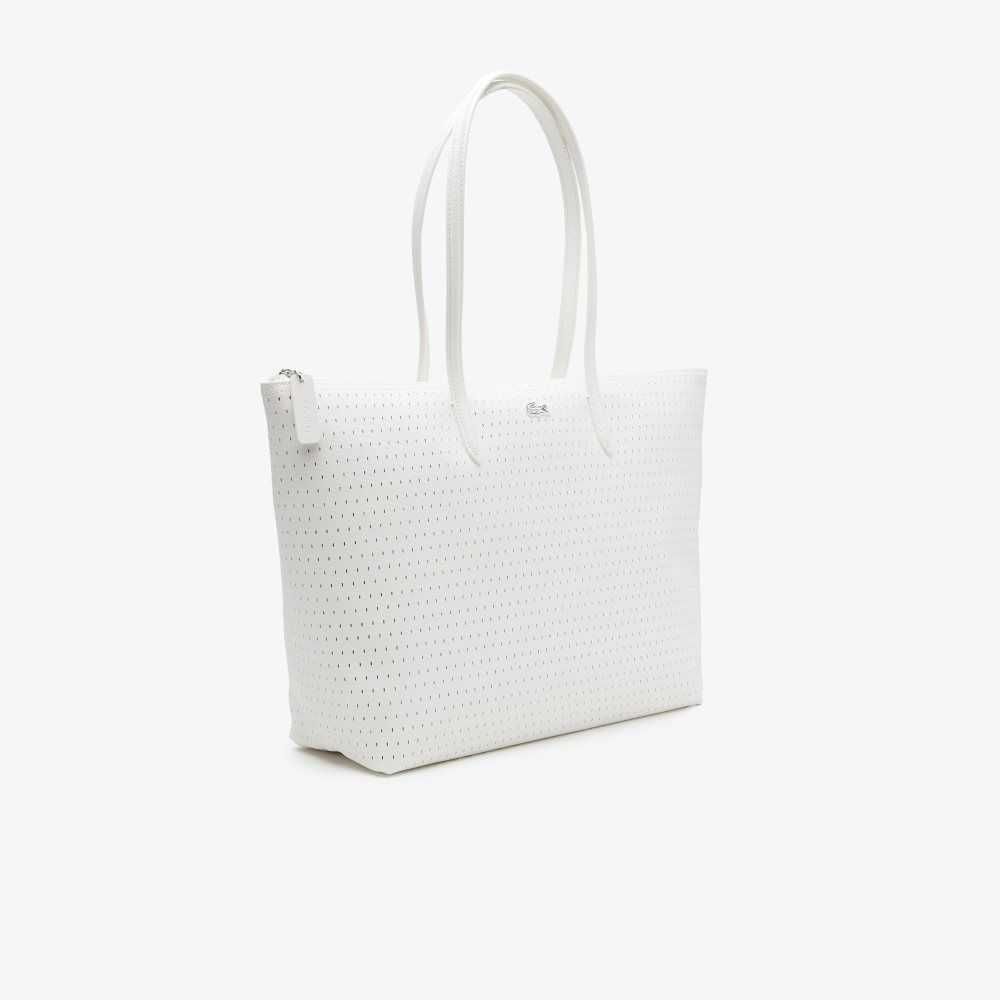 Lacoste L.12.12 Large Perforated Tote Renkli | TP6348591