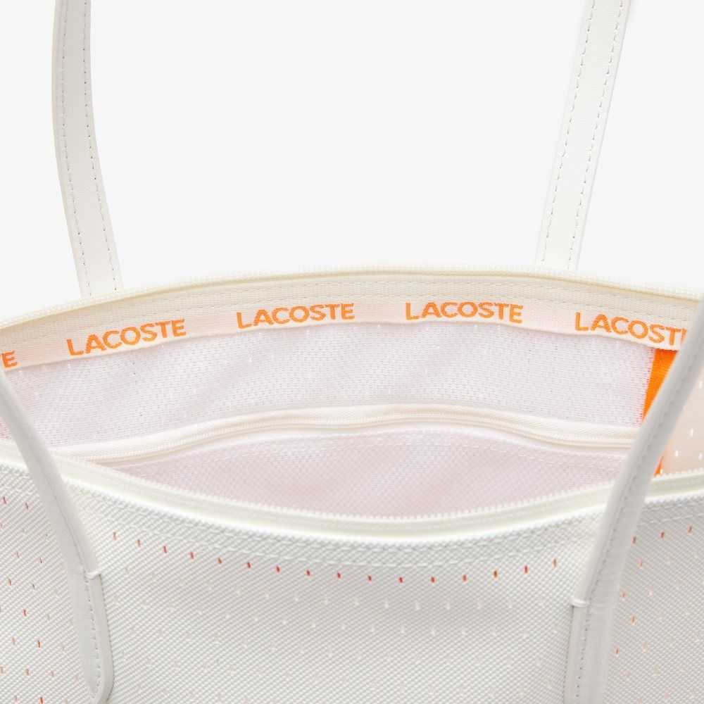 Lacoste L.12.12 Large Perforated Tote Renkli | TP6348591