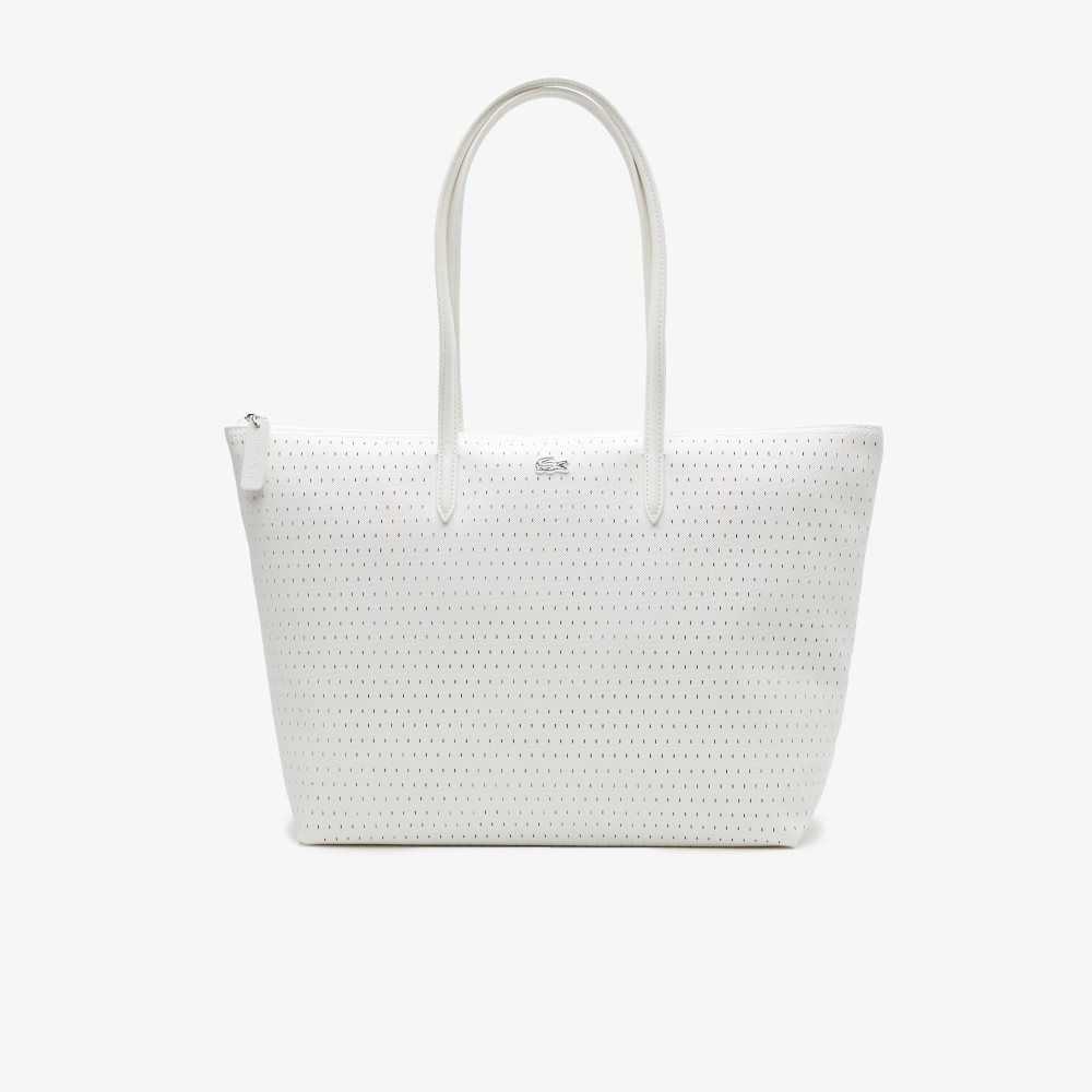 Lacoste L.12.12 Large Perforated Tote Renkli | TP6348591