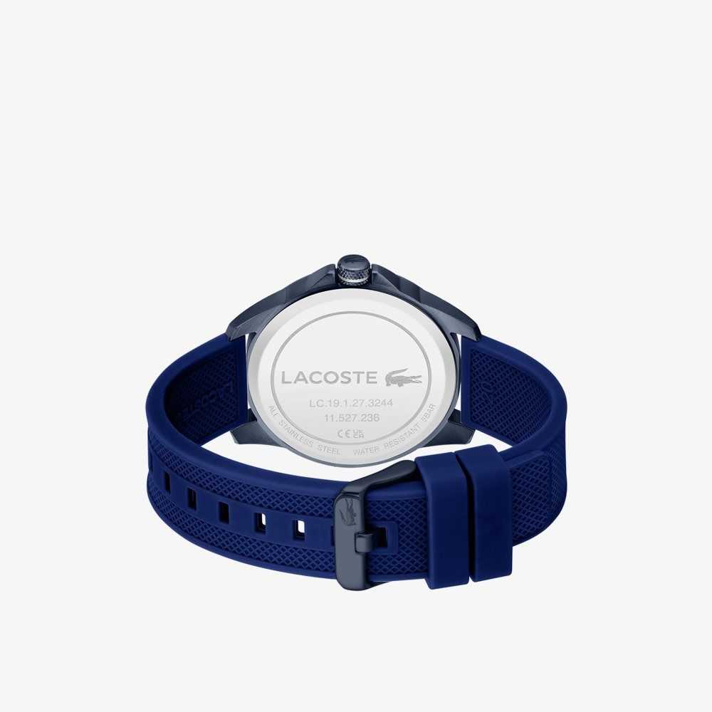 Lacoste Le Croc 3 Hands Blue Silikon Mavi | WL9243708