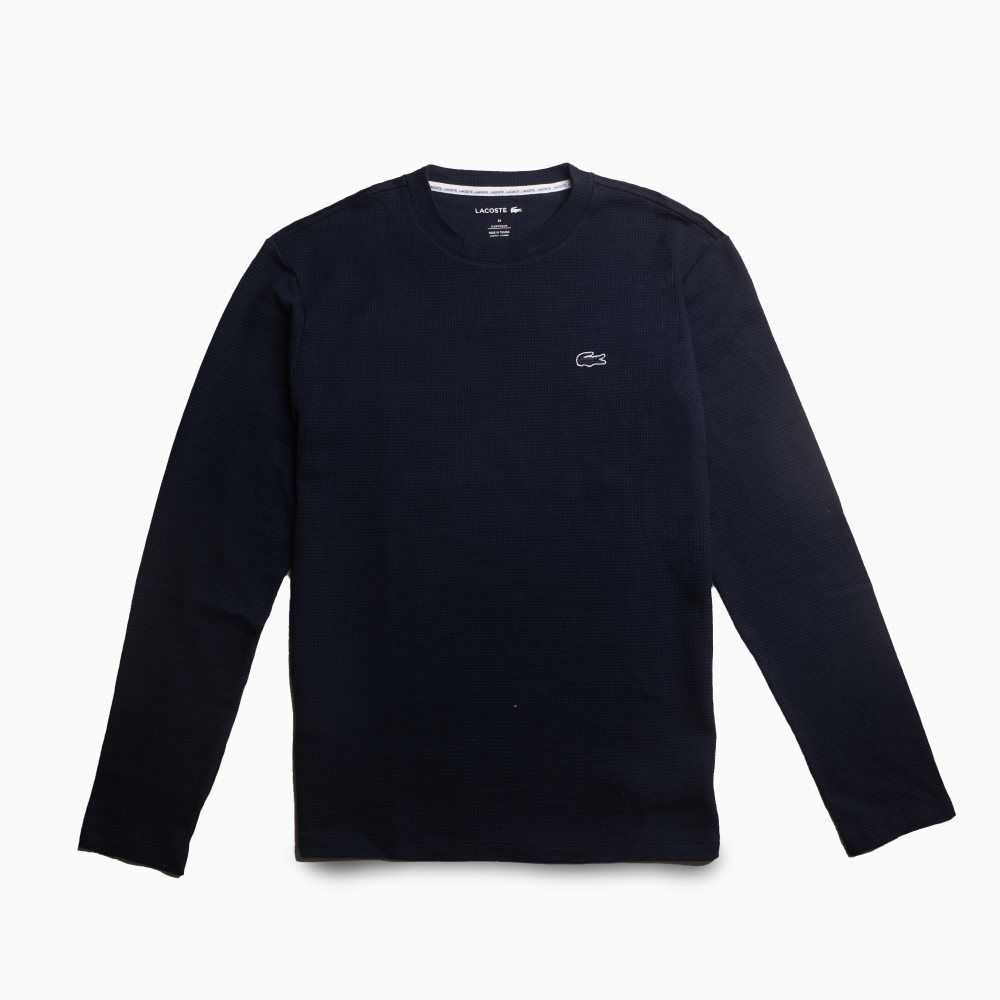 Lacoste Long Sleeve Lounge Lacivert Mavi | CY8137905