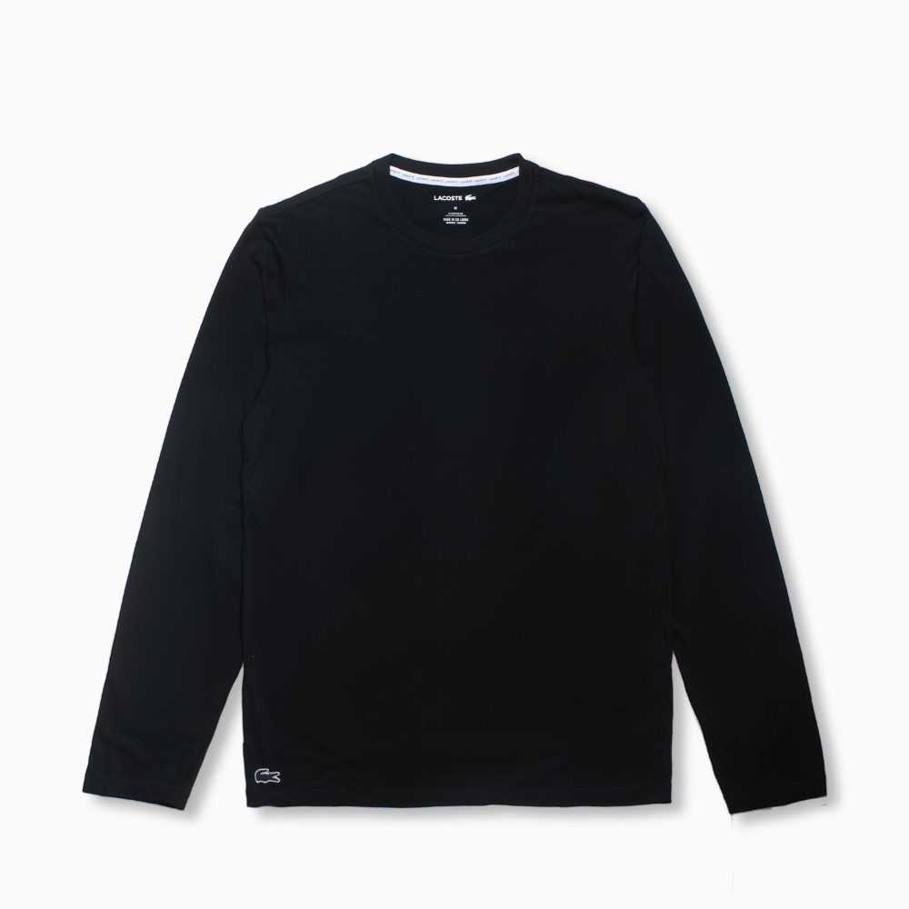 Lacoste Long Sleeve Lounge Siyah | CR6384215