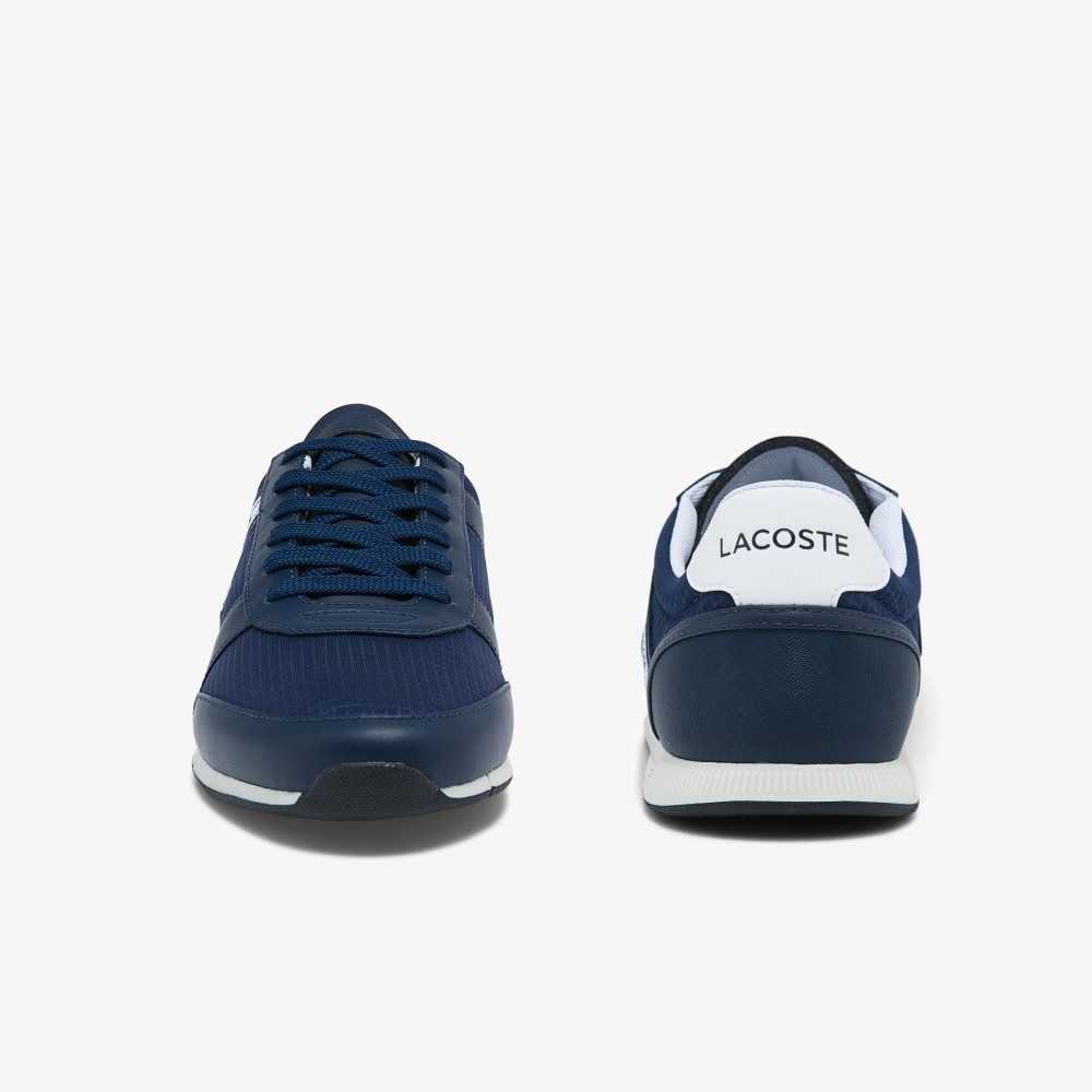 Lacoste Menerva Spor Deri Mavi Beyaz | RH5678201