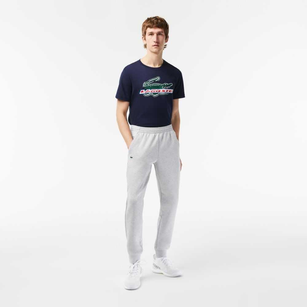 Lacoste Mesh Panels Trackpants Gri Açık Gri | DR6570234