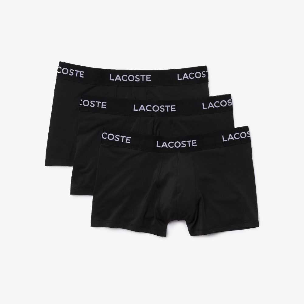 Lacoste Microfiber Trunk 3-Pack Siyah | ID3460719