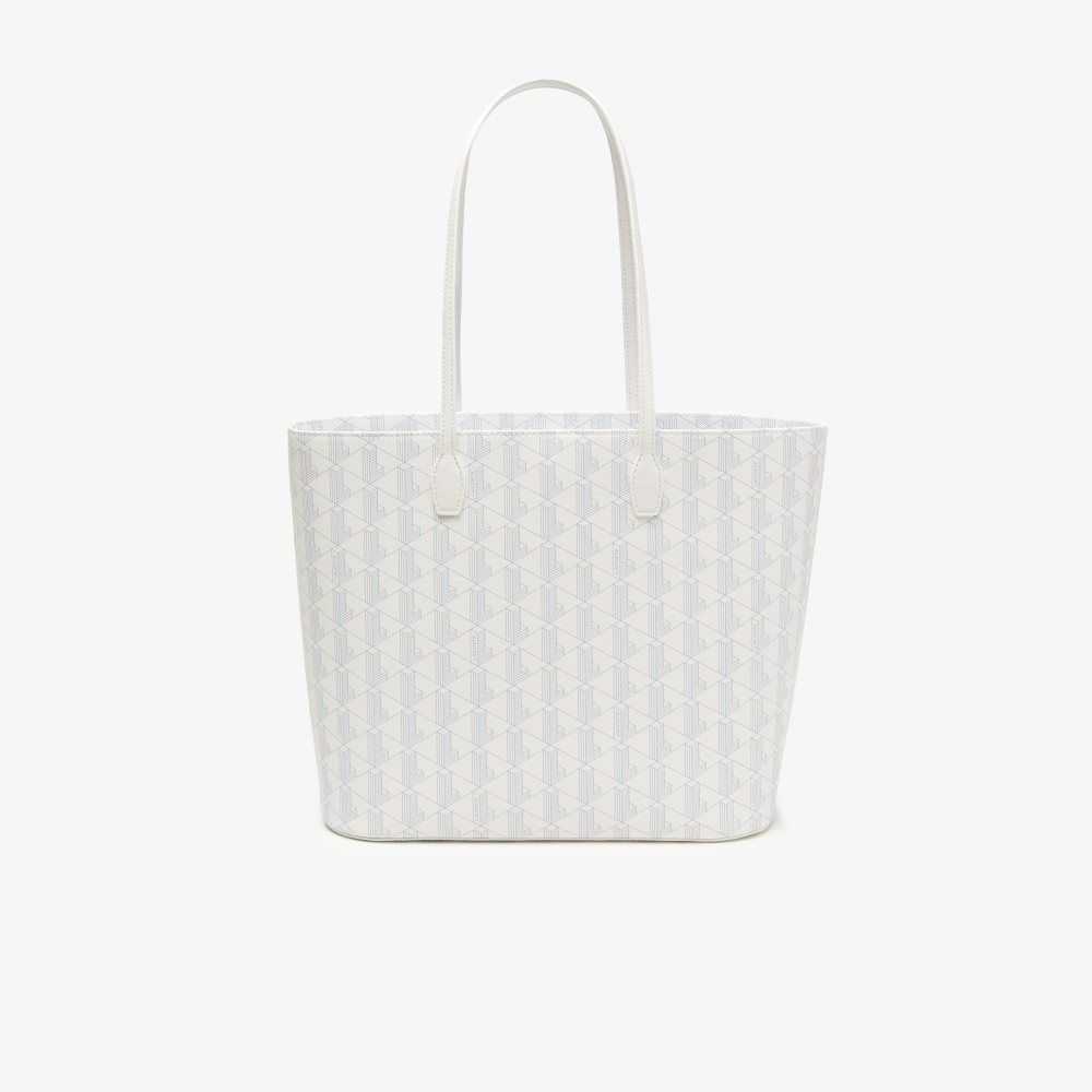 Lacoste Monogram Print Tote Renkli | TN5917630