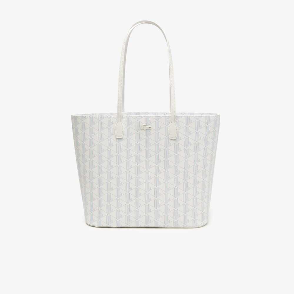 Lacoste Monogram Print Tote Renkli | TN5917630