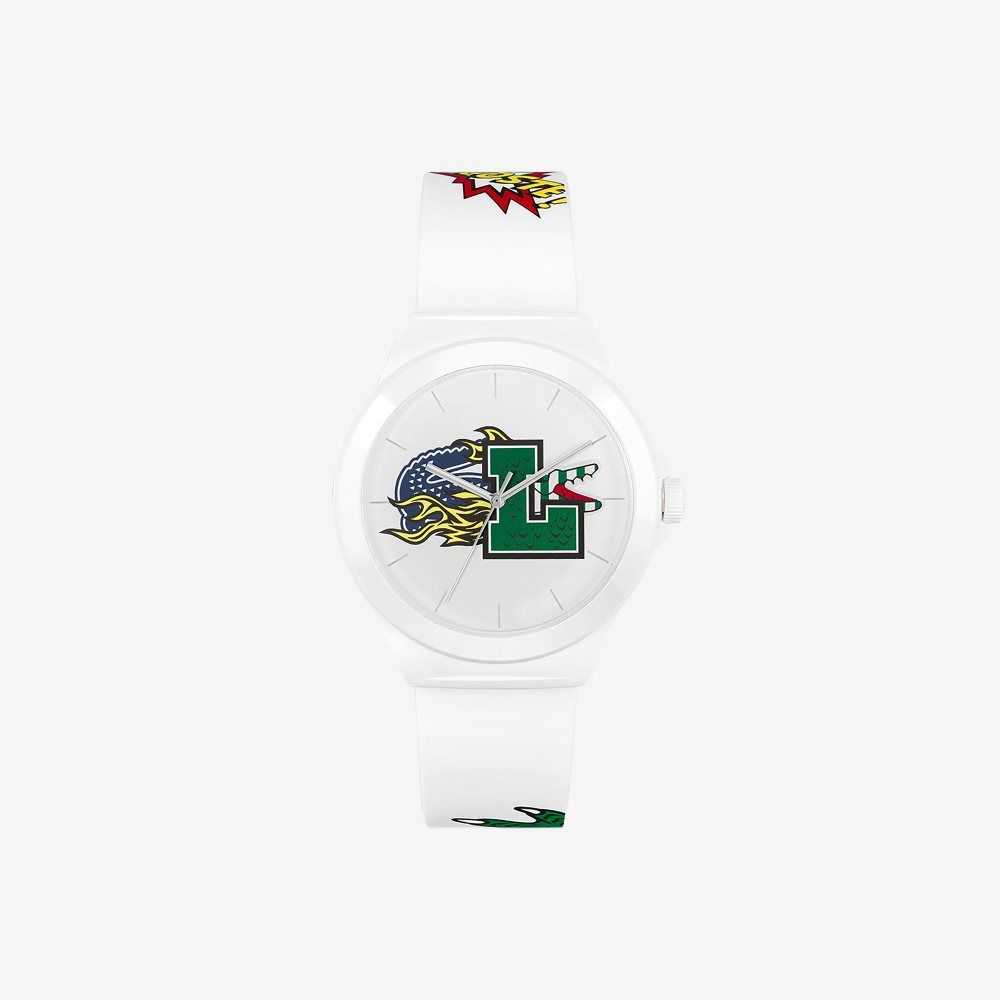 Lacoste Neocroc White Silikon Askılı Beyaz | XL0192856