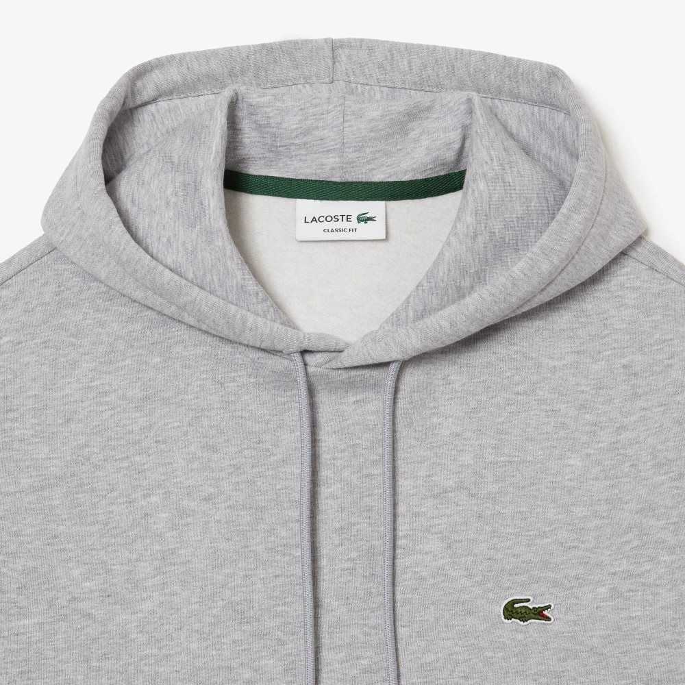 Lacoste Organic Pamuklu Kukuletalı Gri | YL7950624