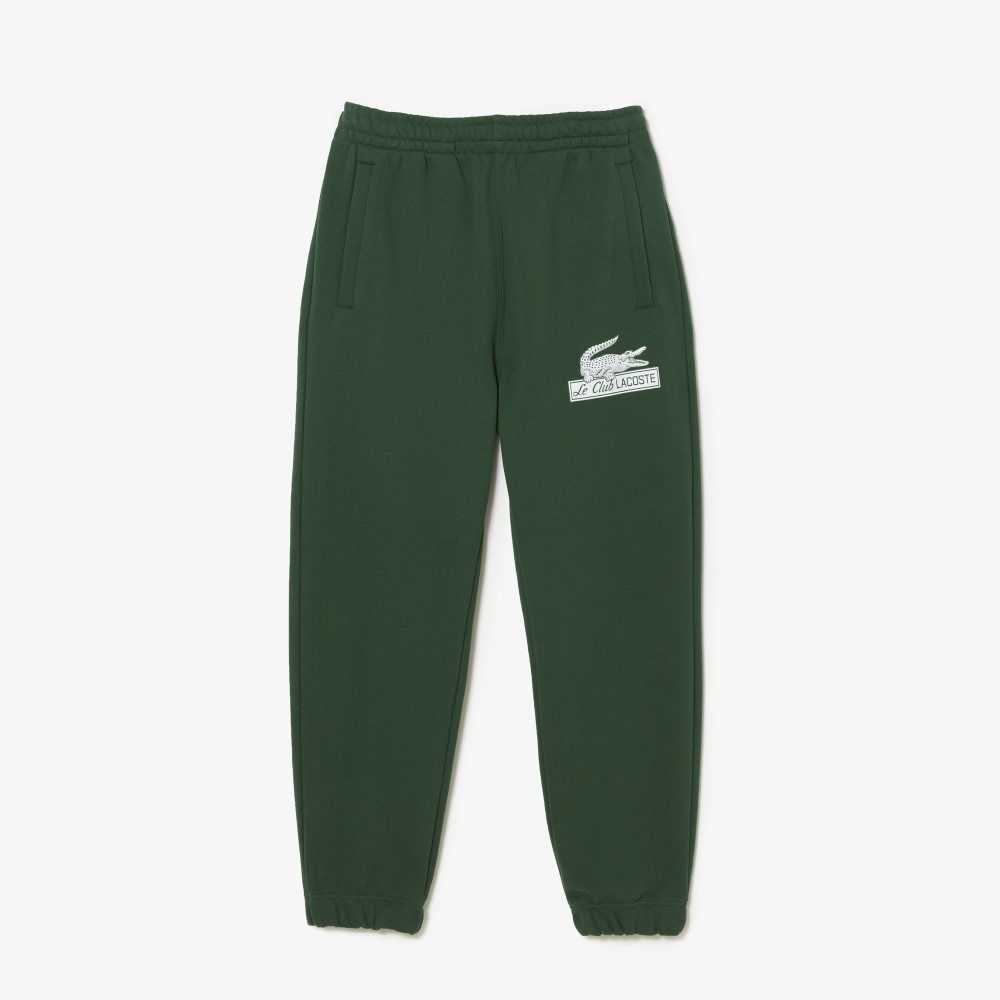 Lacoste Organic Pamuklu Parça Pants Yeşil | VX7842031