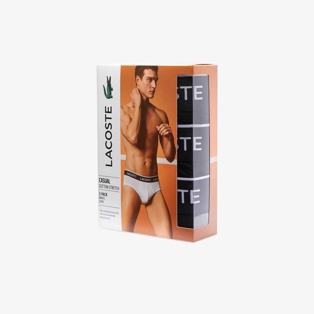 Lacoste Pack Of 3 Gündelik Briefs Siyah | PN6859327