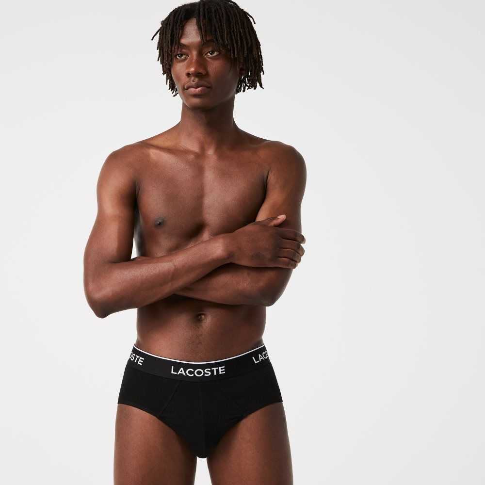 Lacoste Pack Of 3 Gündelik Briefs Siyah | PN6859327