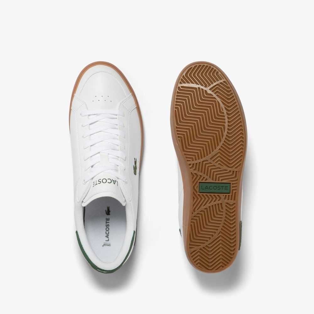 Lacoste Powercourt Deri Heel Pop Beyaz | BH3402697