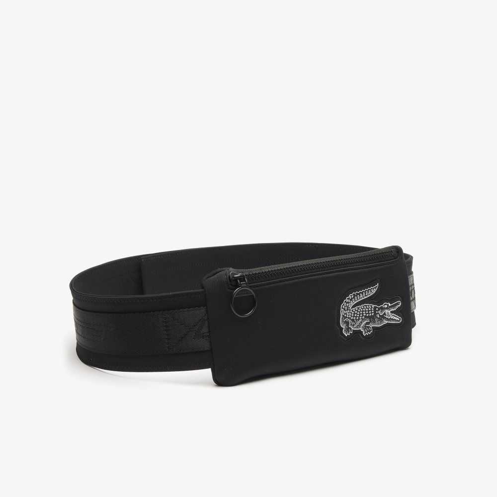 Lacoste Recycled Fiber Belt Siyah | KP6182509