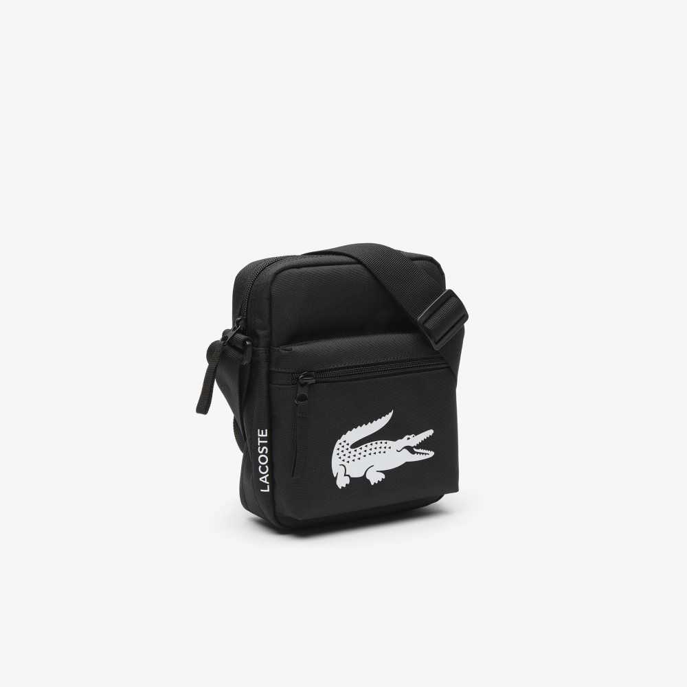 Lacoste Recycled Fiber Shoulder Siyah | LA0765284