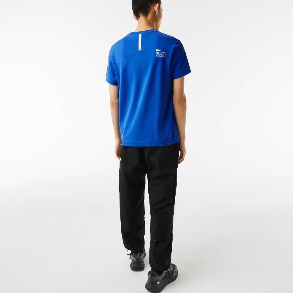 Lacoste Regular Fit Branded Pique Mavi | WY3206981