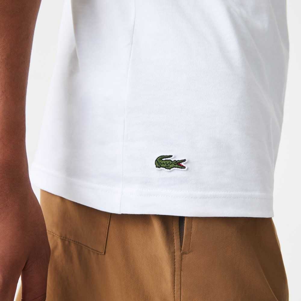 Lacoste Regular Fit Jersey Beyaz | AE1789650