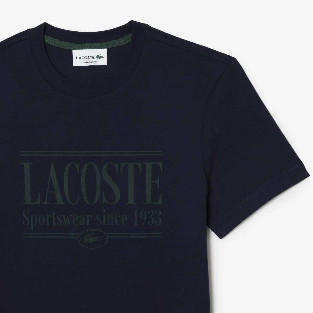 Lacoste Regular Fit Jersey Lacivert Mavi | VW0216835