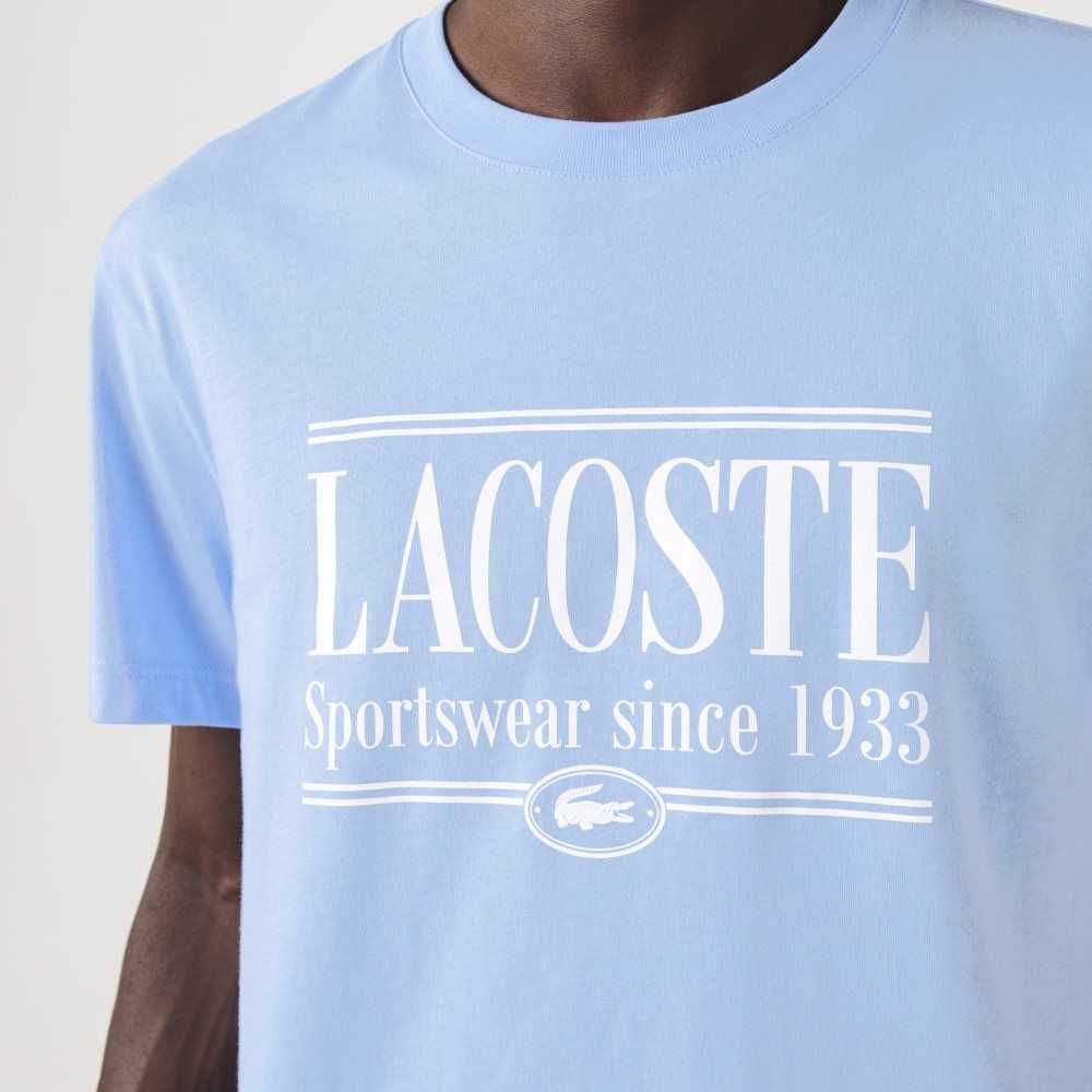 Lacoste Regular Fit Jersey Mavi | EZ1725384