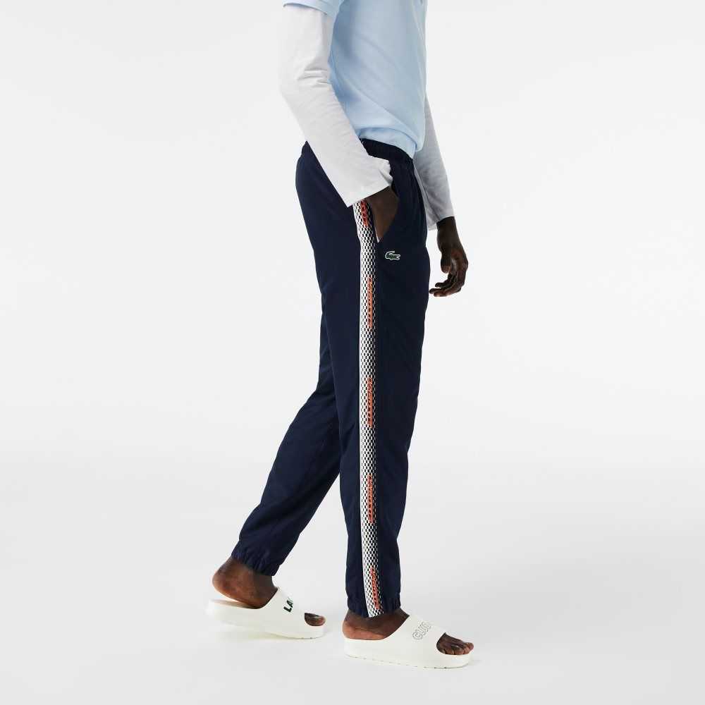 Lacoste Regular Fit Parça Pants Lacivert Mavi Beyaz | BU6042859