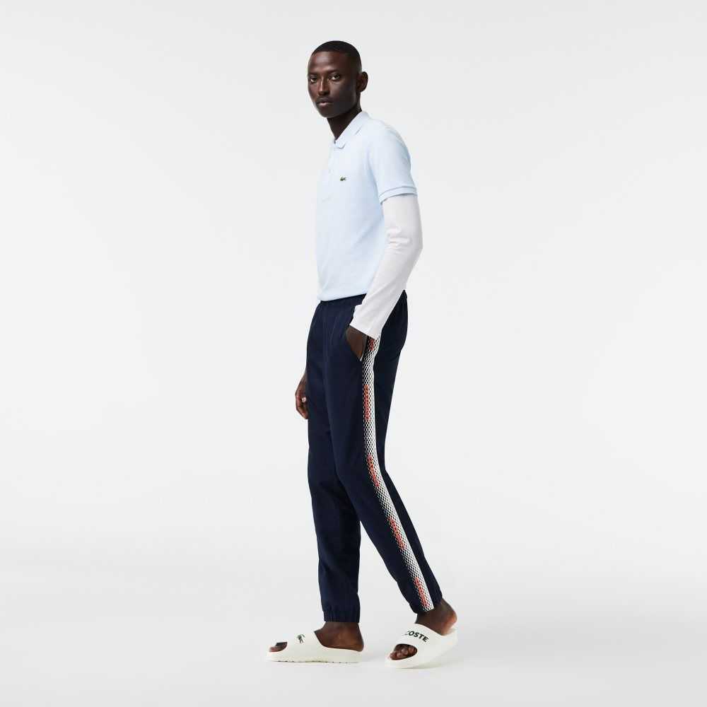 Lacoste Regular Fit Parça Pants Lacivert Mavi Beyaz | BU6042859